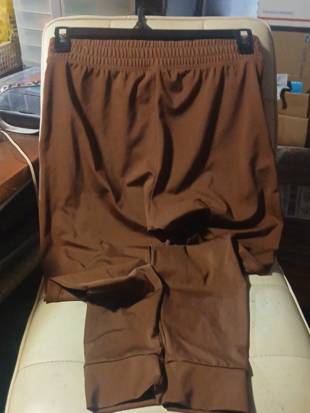 PINK Victoria's Secret Brown Track Joggers - Picture 4 of 8